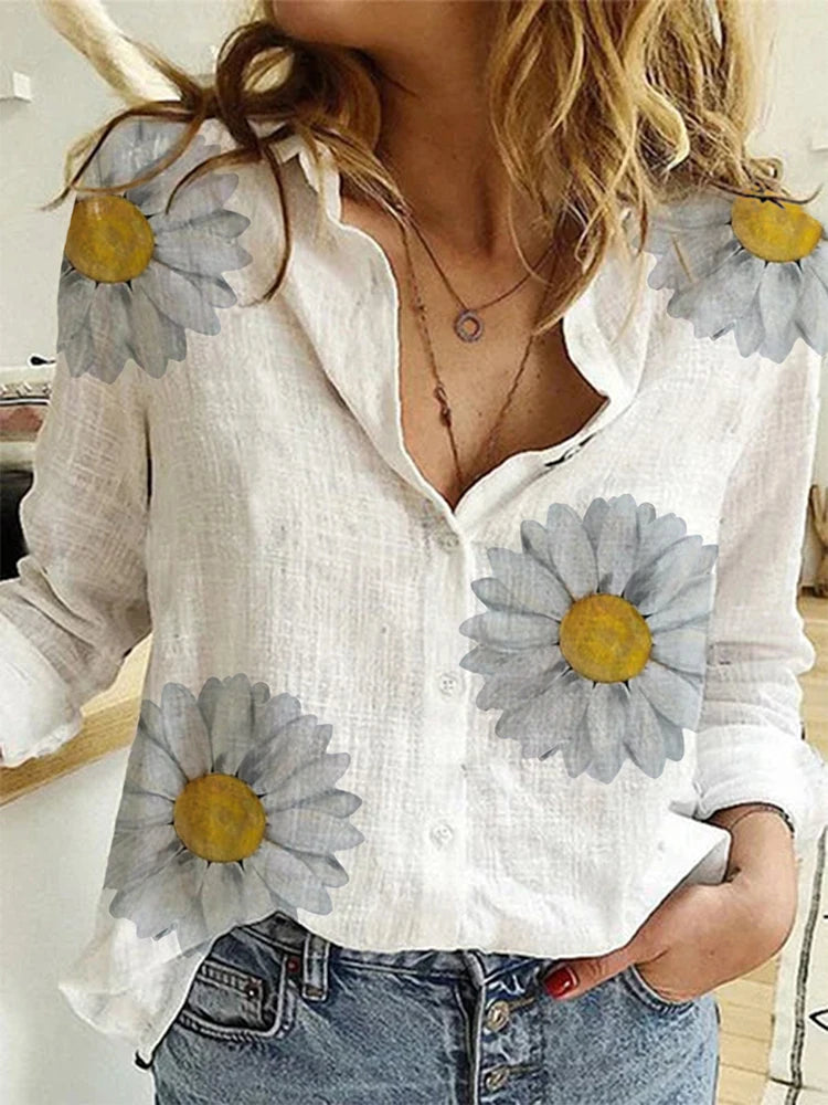 Linen Oversized Blouse
