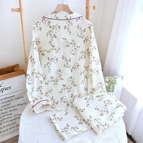 Crepe Cardigan Lounge Set