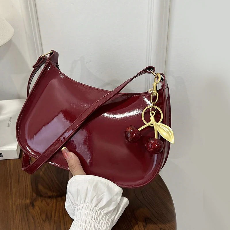 Cherry Charm Flap Bag