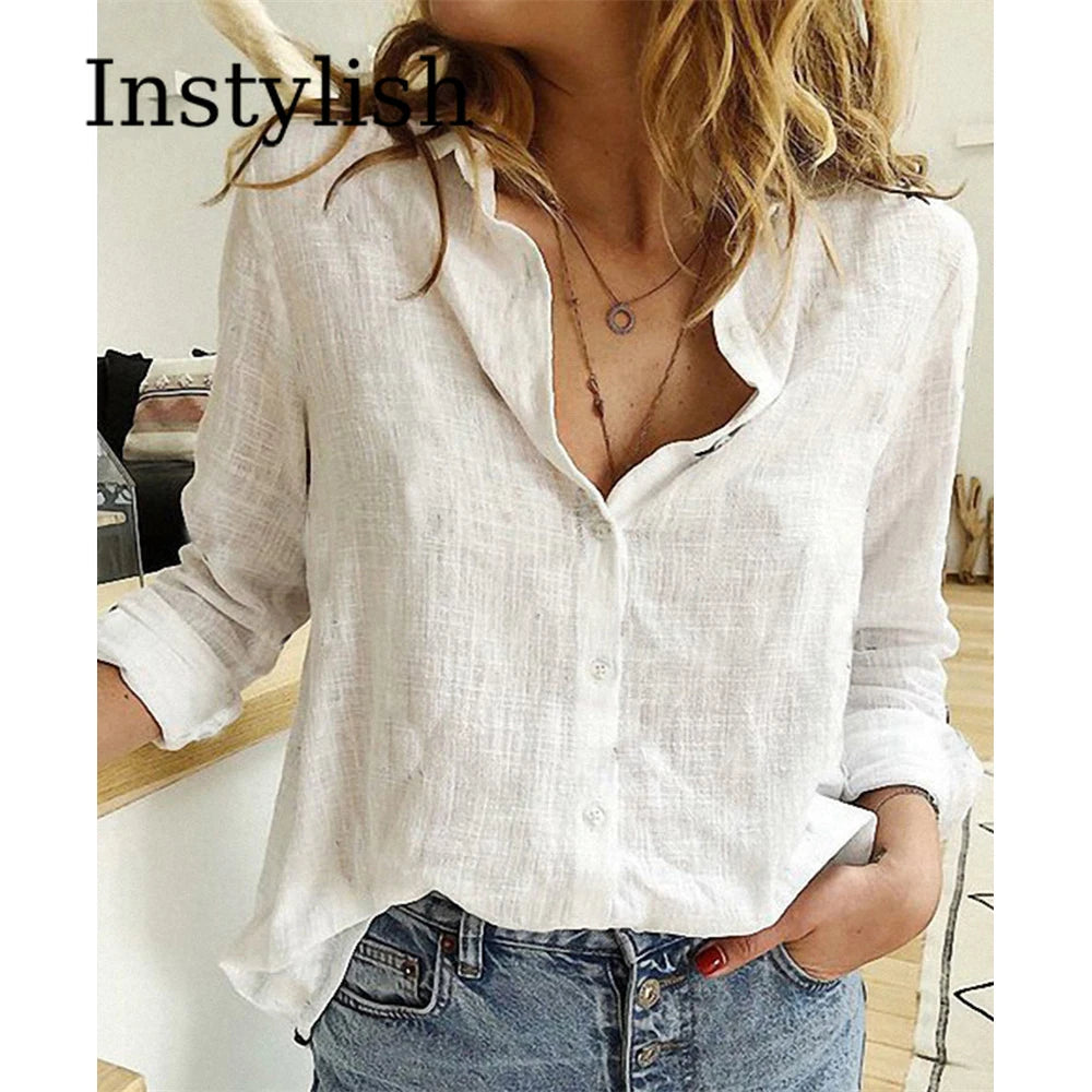 Linen Oversized Blouse