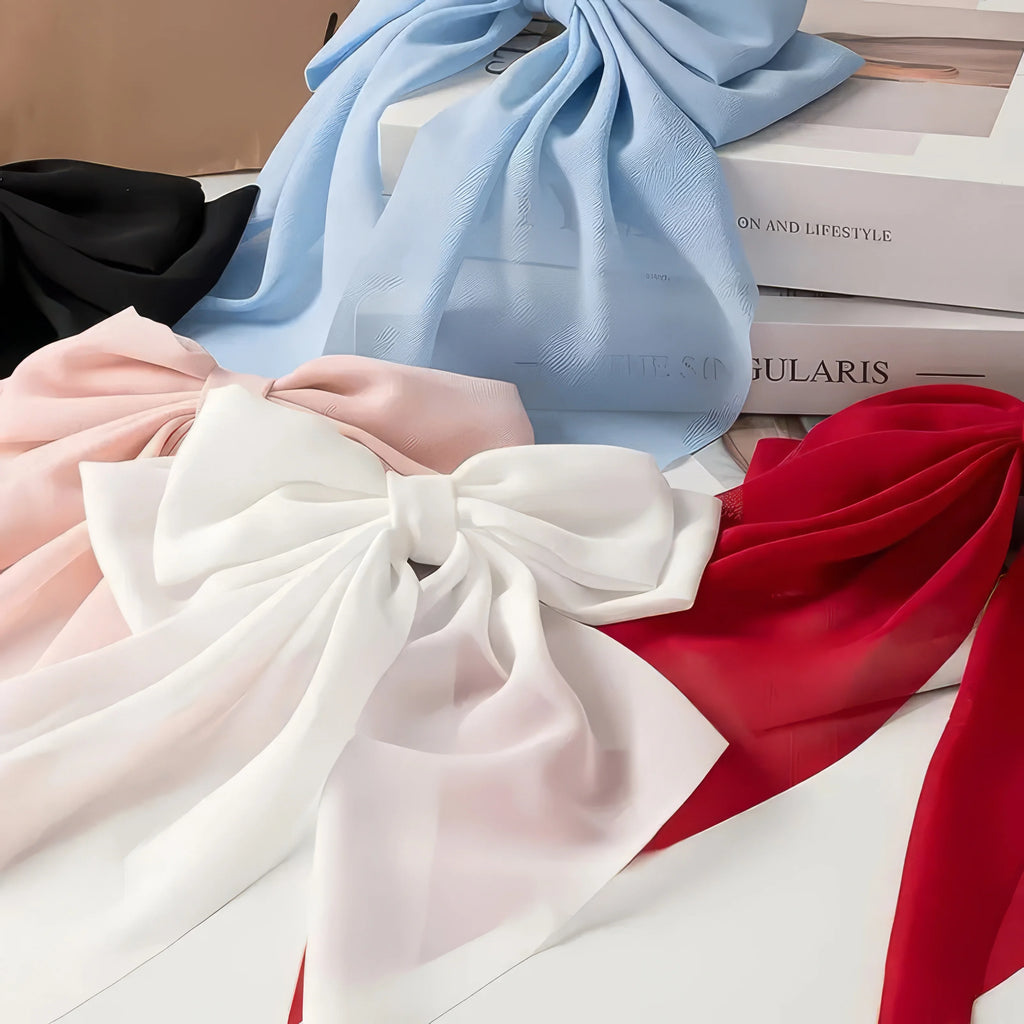 2 Women's Black and White Bow Hair Clips, Elegant Hair Accessories, Fashionable, Suitable for Daily Hair Accessories