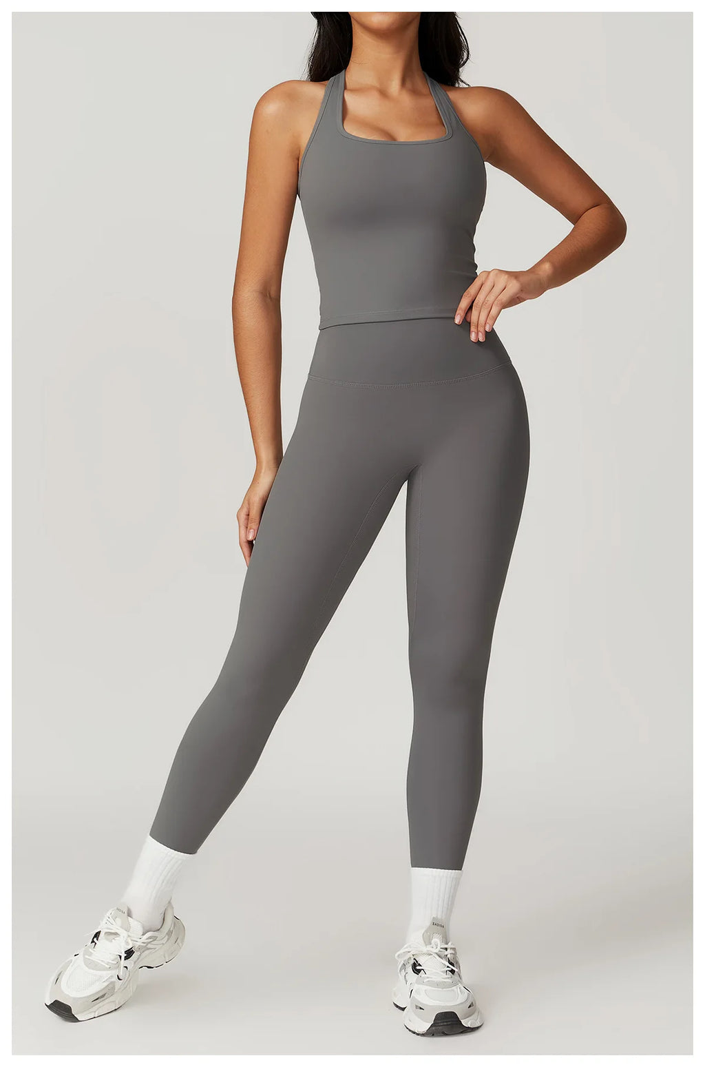 BIANHUI Gym Clothes Woman Brushed Cotton Racerback Sports Vest for Women Tight-Fitting Quick-Dry Casual Fitness Top Yoga Wear