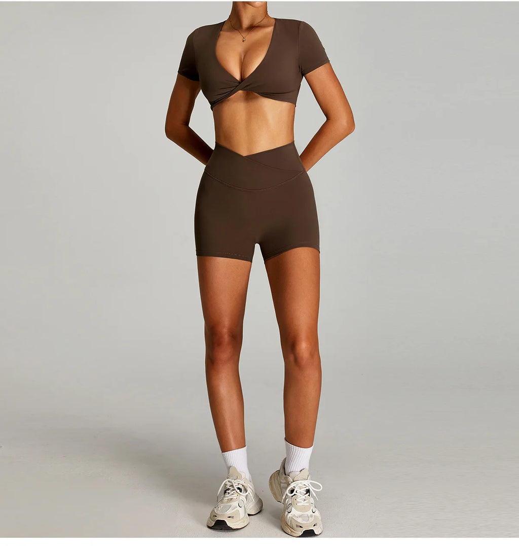 Open Back Crop Top