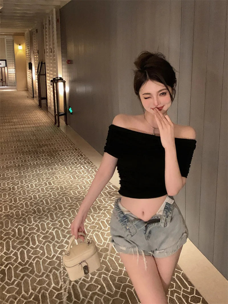 Bare Shoulder Tee