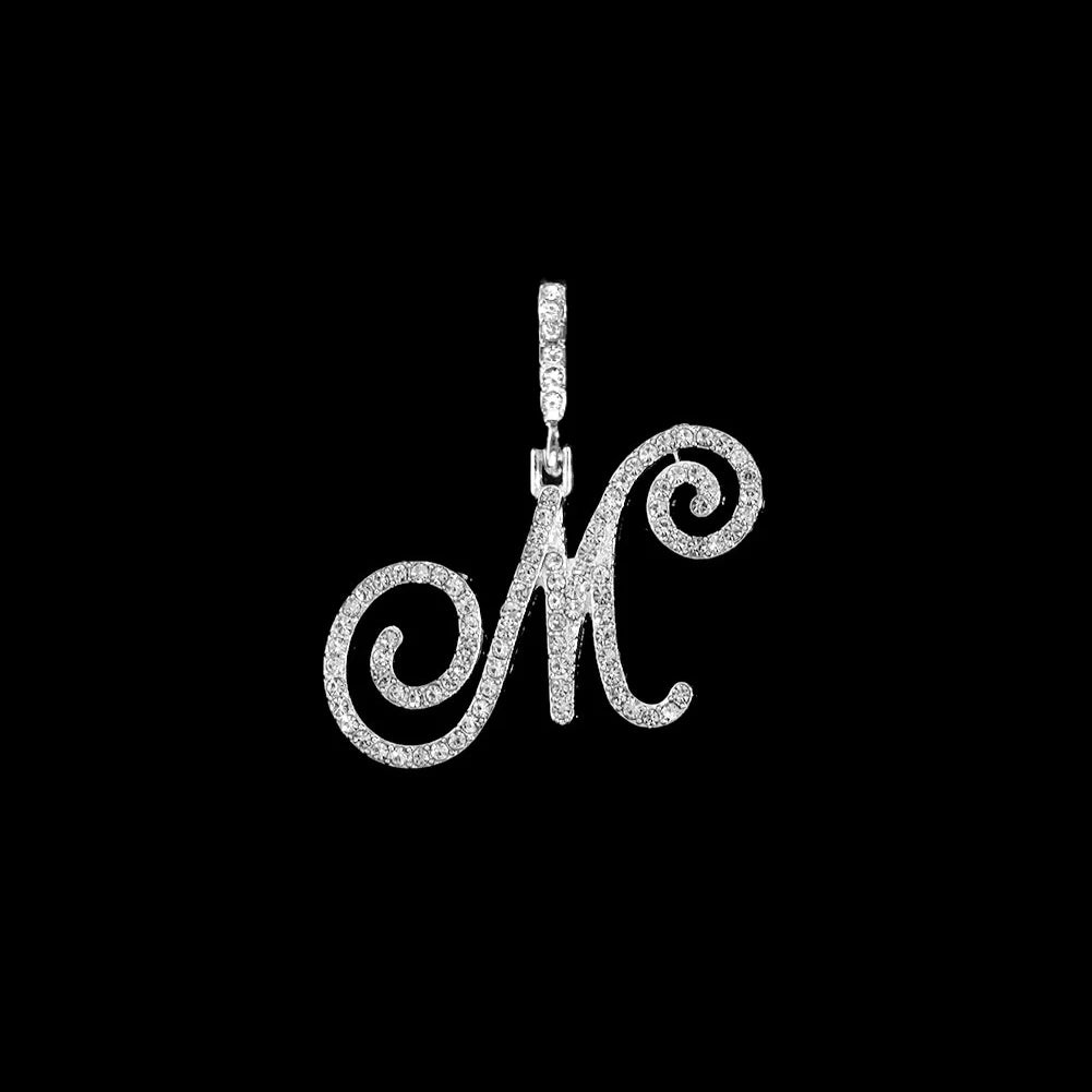 Crystal Initial Letter Necklace