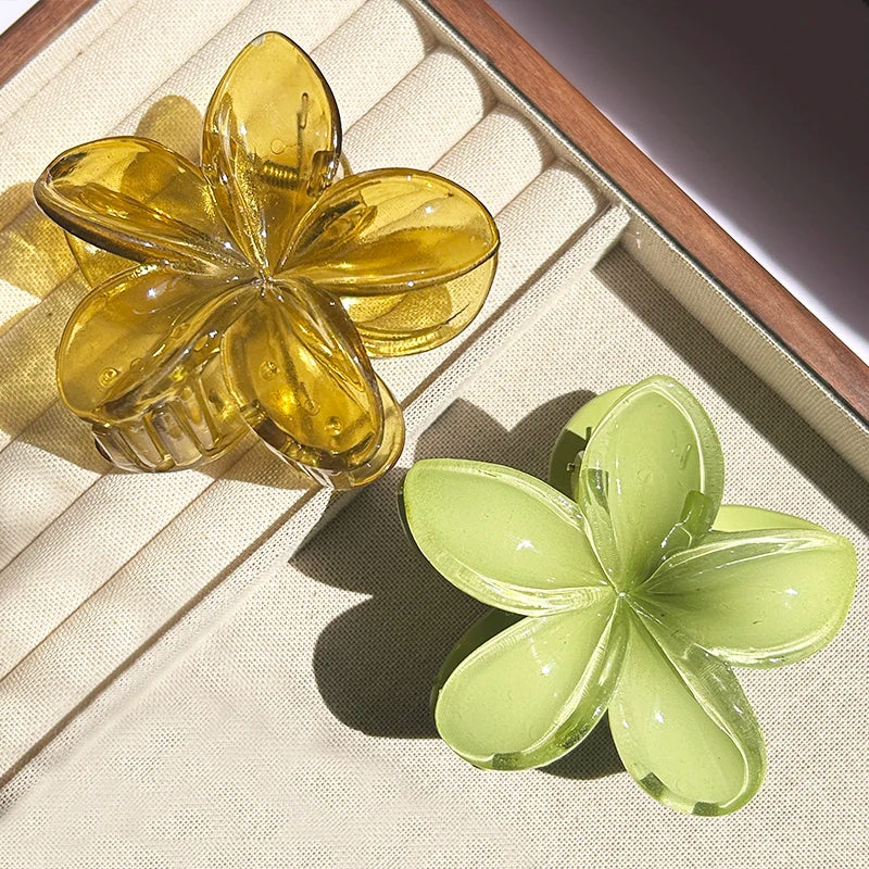 Flower Hair Claw Set