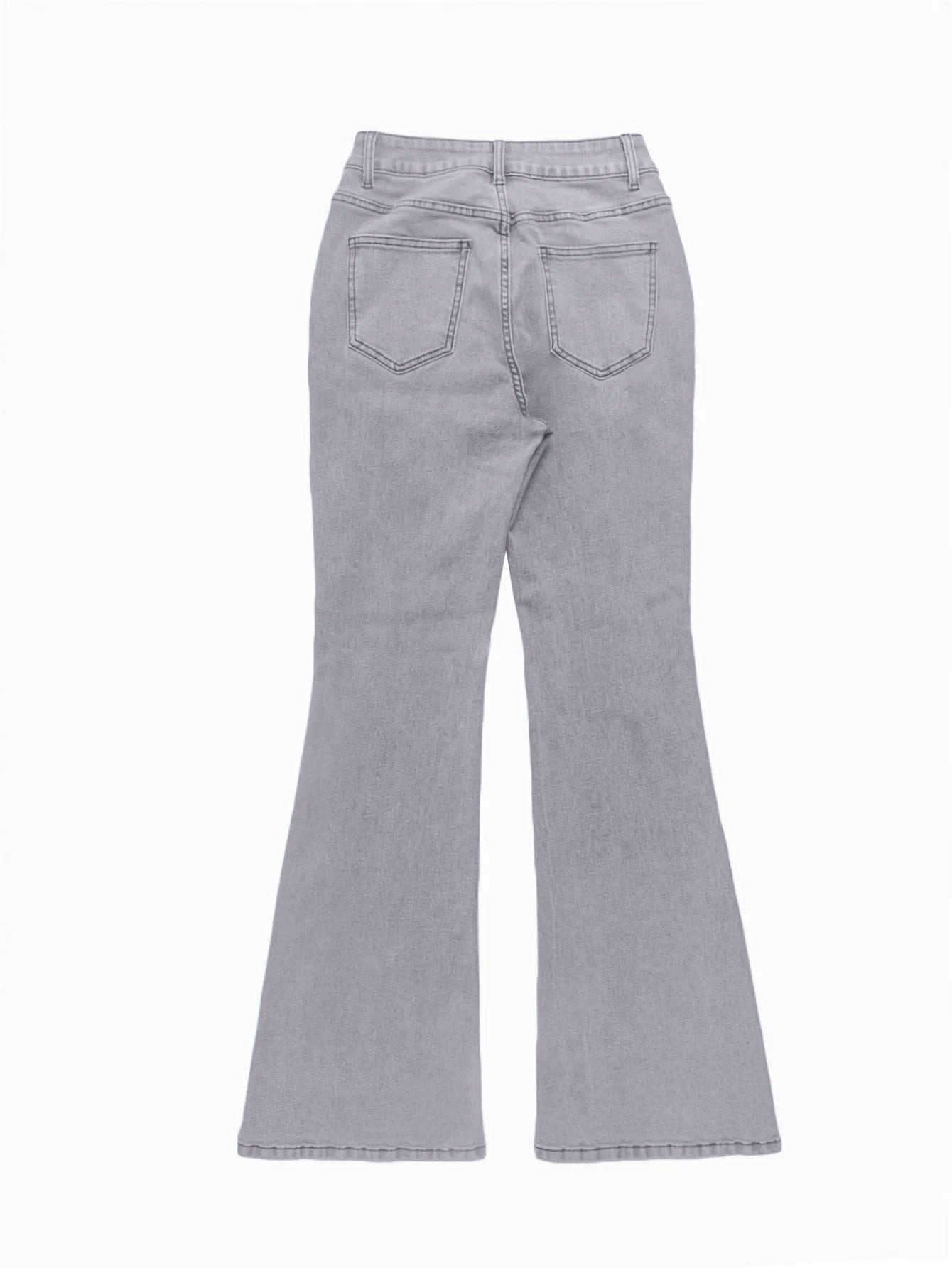Saint Ivy Wide Leg Distressed Jeans