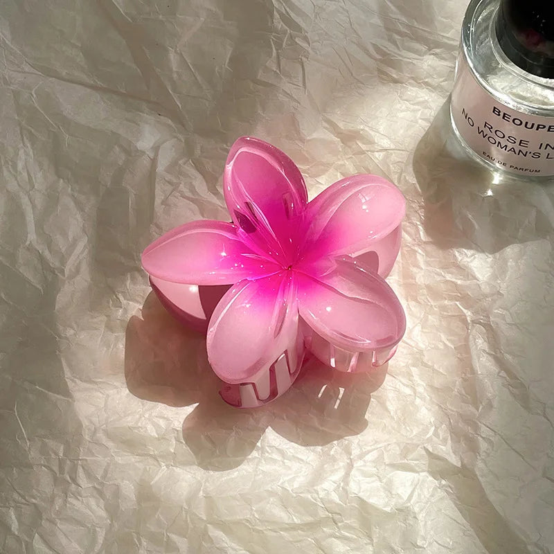 Floral Hair Claw Clip