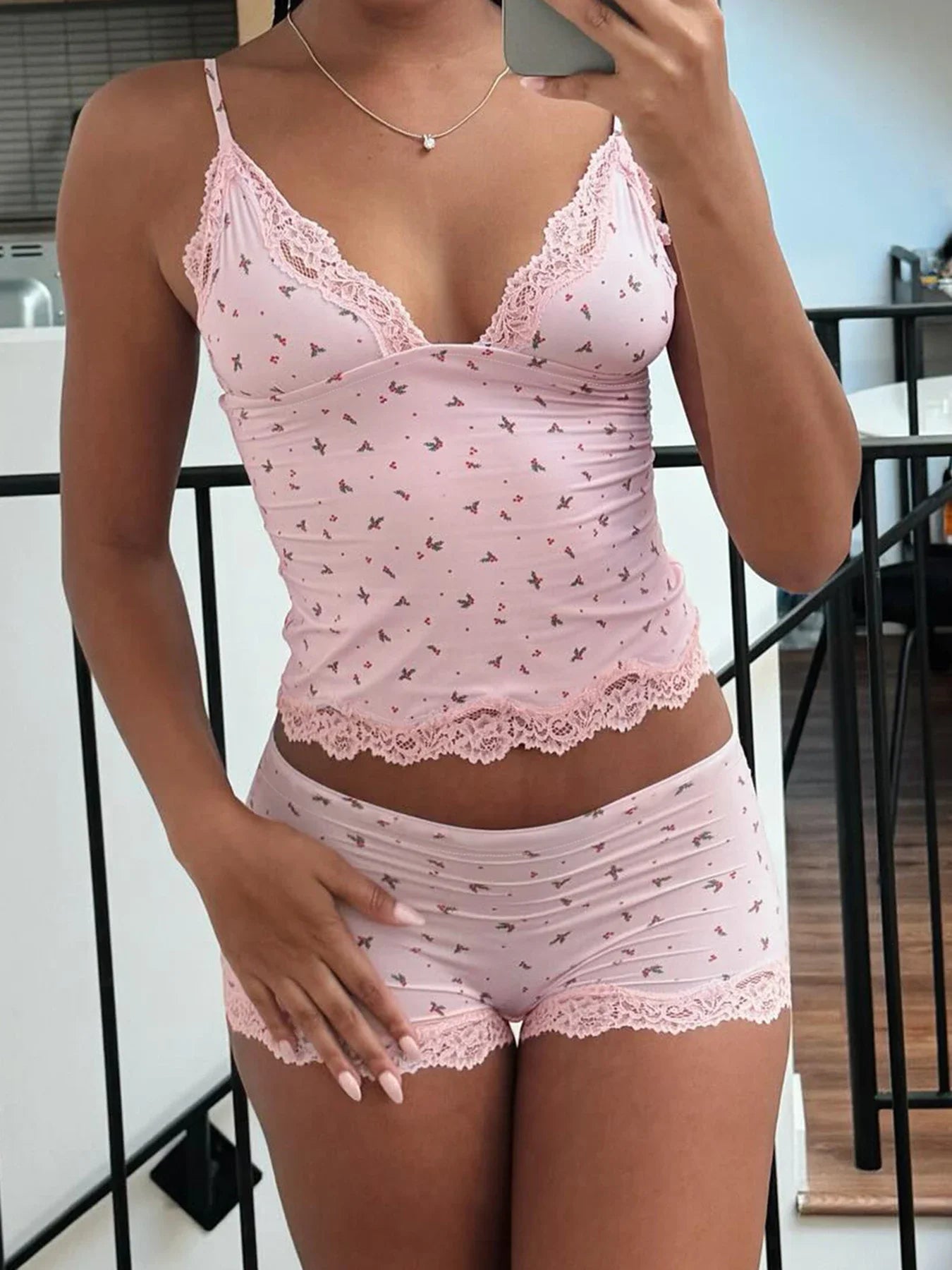 Lace Lounge Set