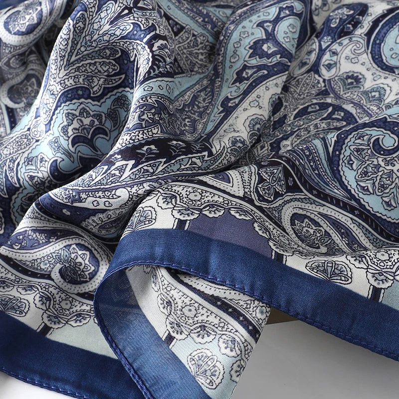 Bohemian Silk Square Scarf