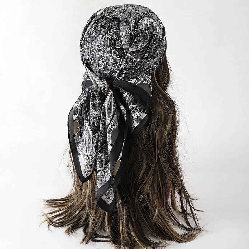 Bohemian Silk Square Scarf