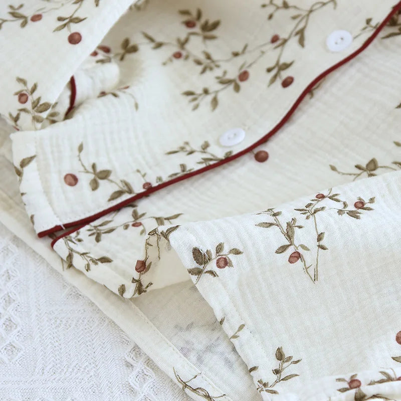 Crepe Cardigan Lounge Set