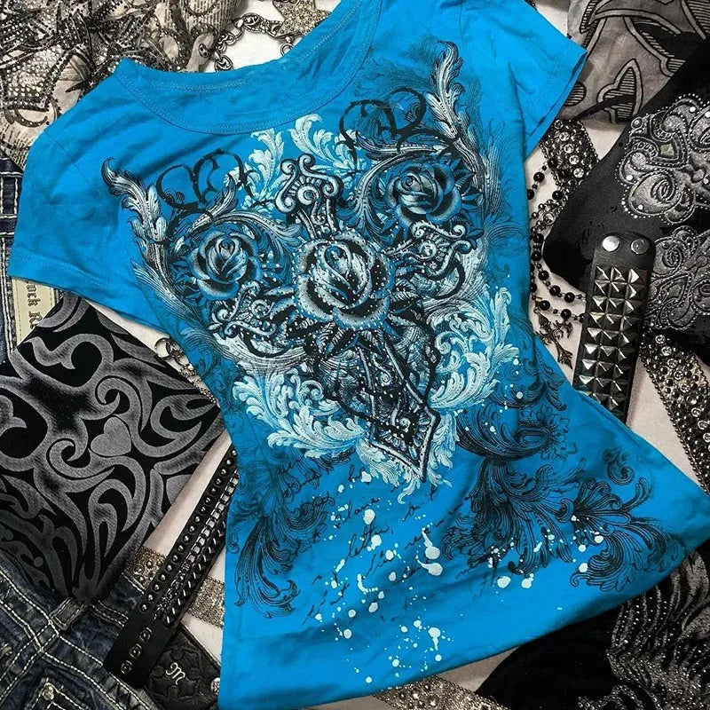 Floral Slim Top