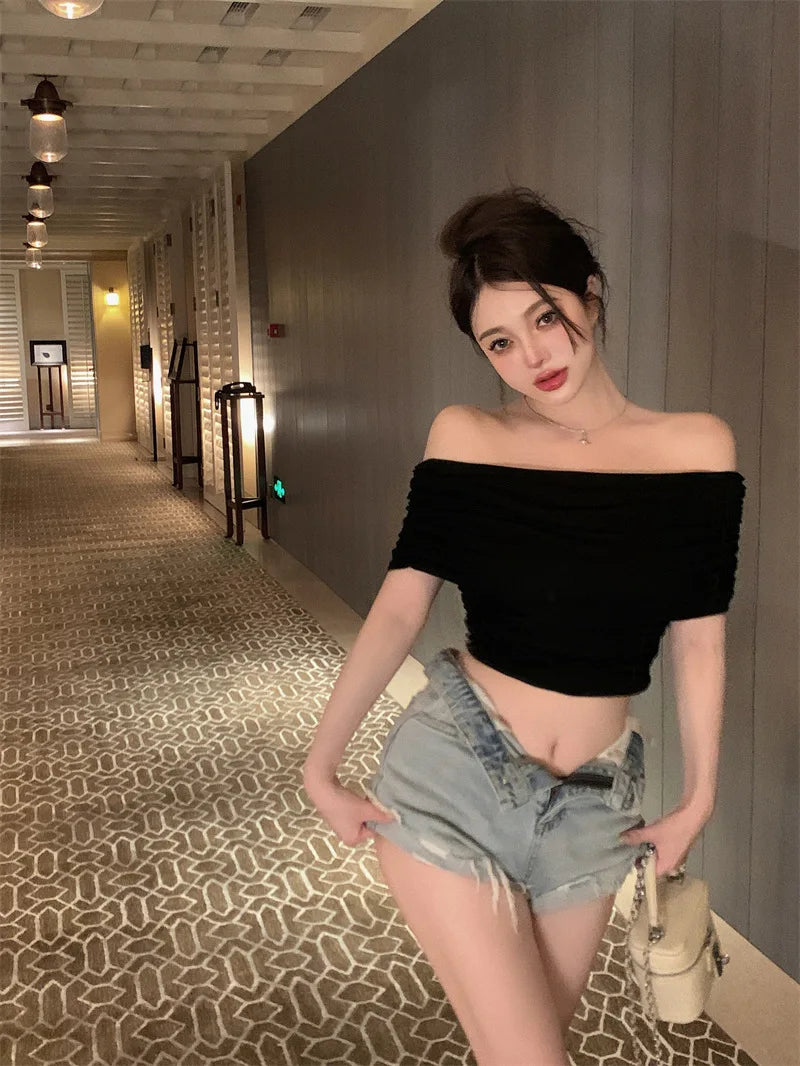 Bare Shoulder Tee