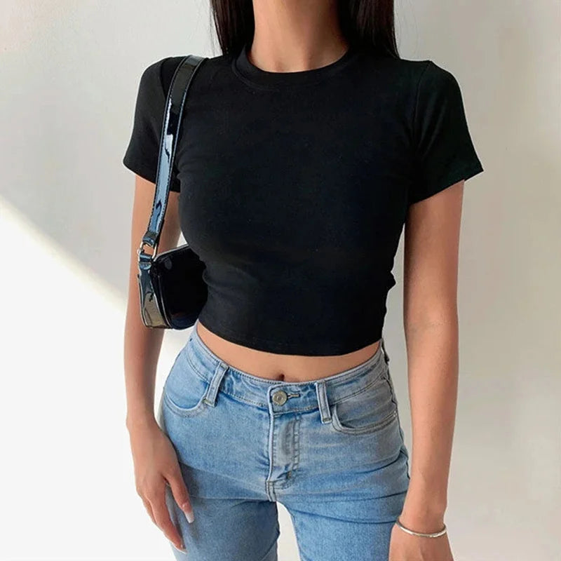 The Essential Crop Tee