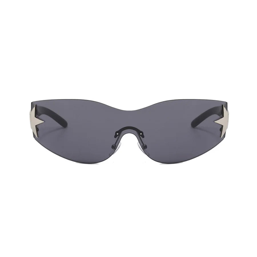 Y2K Star Rimless Sunglasses