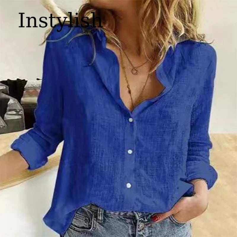 Linen Oversized Blouse