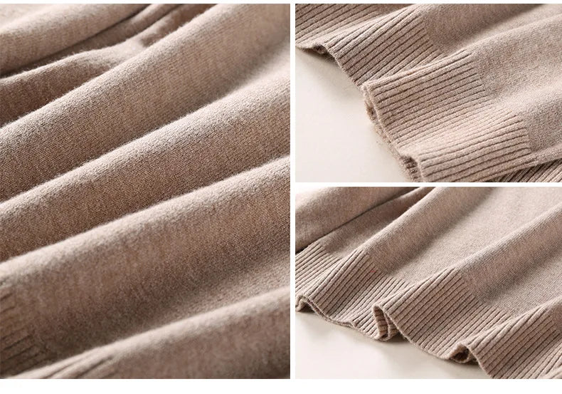 Slim Wool-Blend O-Neck Pullover