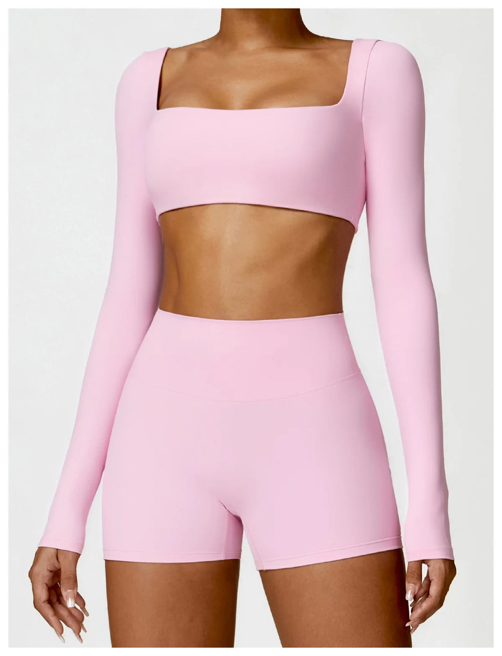 New Yoga Long sleeved Women's Outdoor Running Fitness Wear T-shirt Long sleeved Yoga Shirt Gym Push Up Workout Single Piece Top