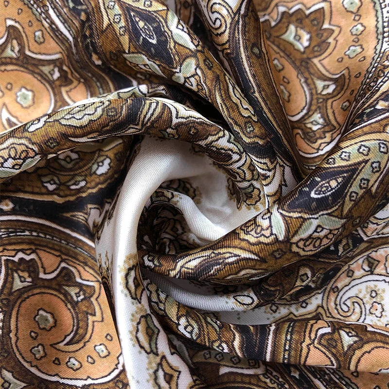 Bohemian Silk Square Scarf