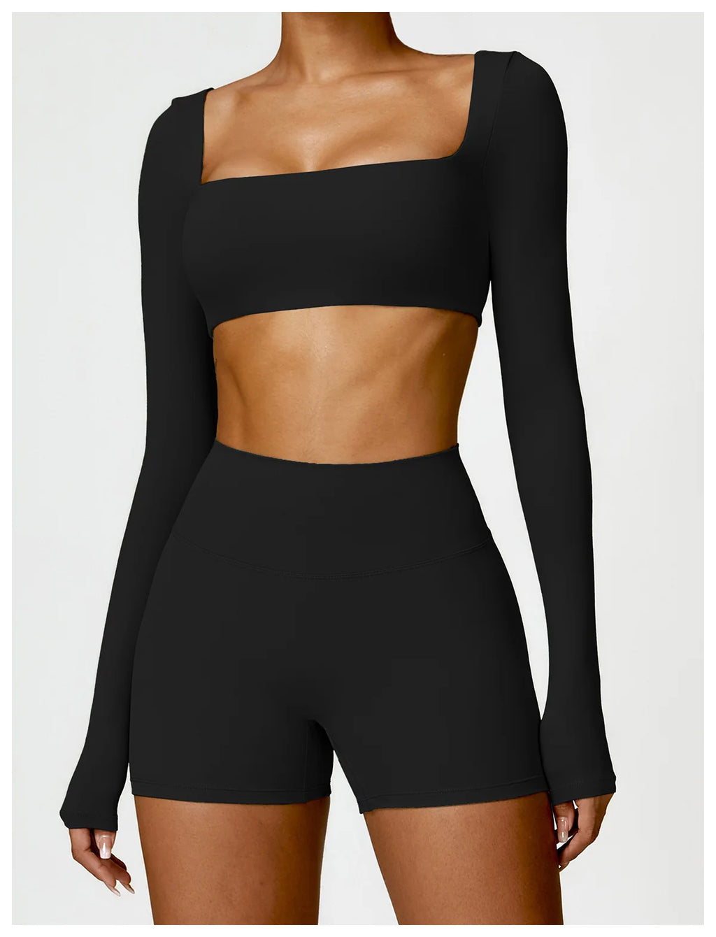 New Yoga Long sleeved Women's Outdoor Running Fitness Wear T-shirt Long sleeved Yoga Shirt Gym Push Up Workout Single Piece Top