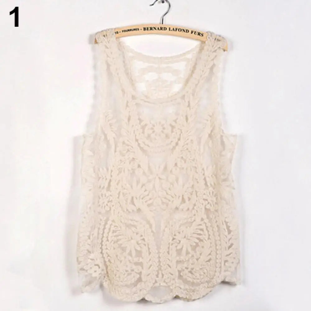 Lace Crochet Tank Top