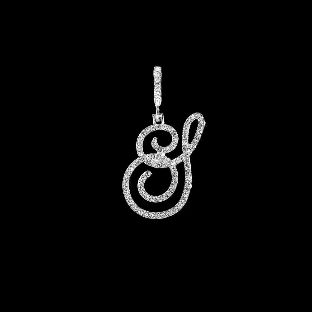Crystal Initial Letter Necklace