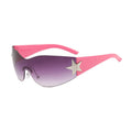 Y2K Star Rimless Sunglasses