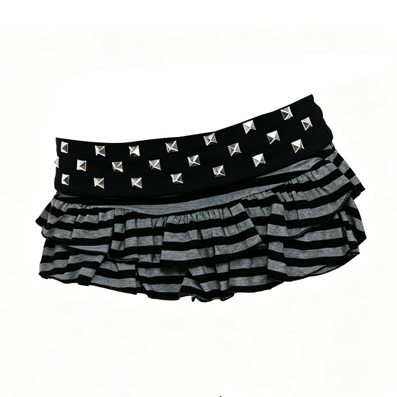 Cute sweet millennium Spice Girls lace mini skirt Trendy elegant Vintage Harajuku skirt subculture fashionable female Slim skirt