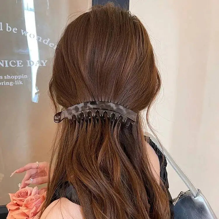 Tortoiseshell Banana Hair Clip