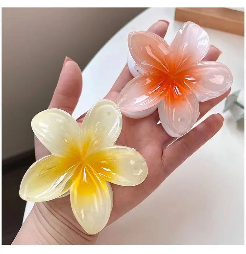 Floral Hair Claw Clip
