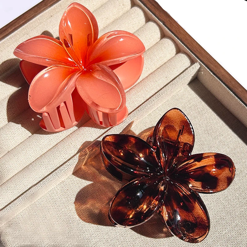 Flower Hair Claw Set