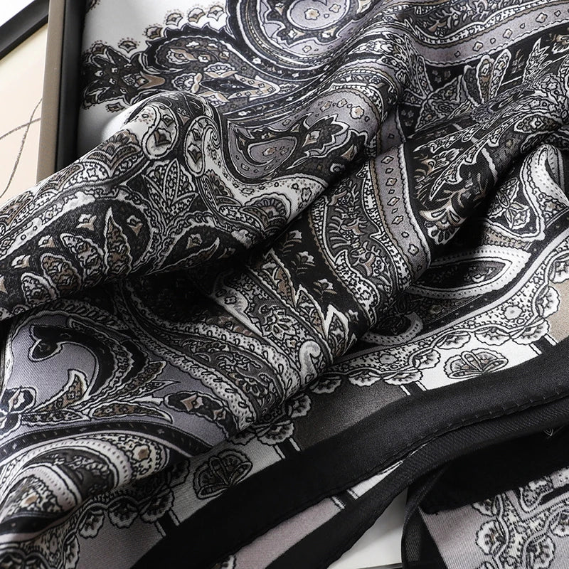 Bohemian Silk Square Scarf