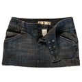 Y2K Retro Light Blue Mini Skirt Harajuku Classic Casual Denim Skirt Gothic Fashion Kawaii Low Waist Micro Skirt Womens Clothing