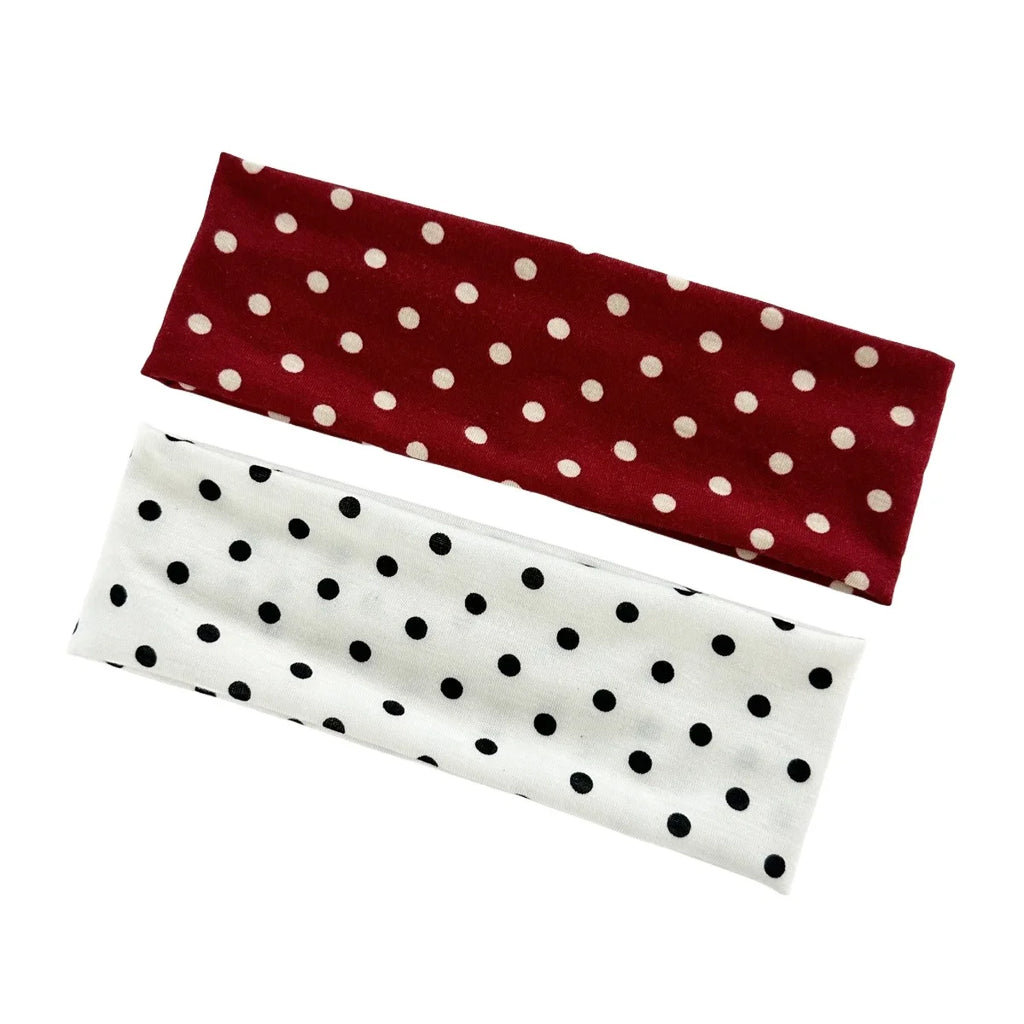 Polka Dot Elastic Headband