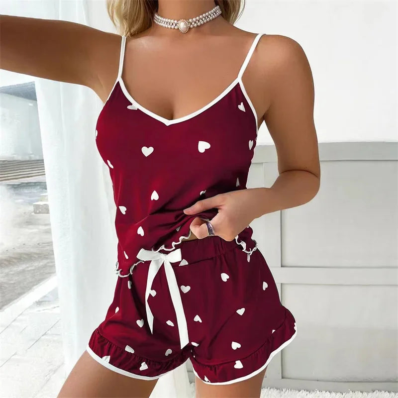 Sweetheart Lace Lounge Set