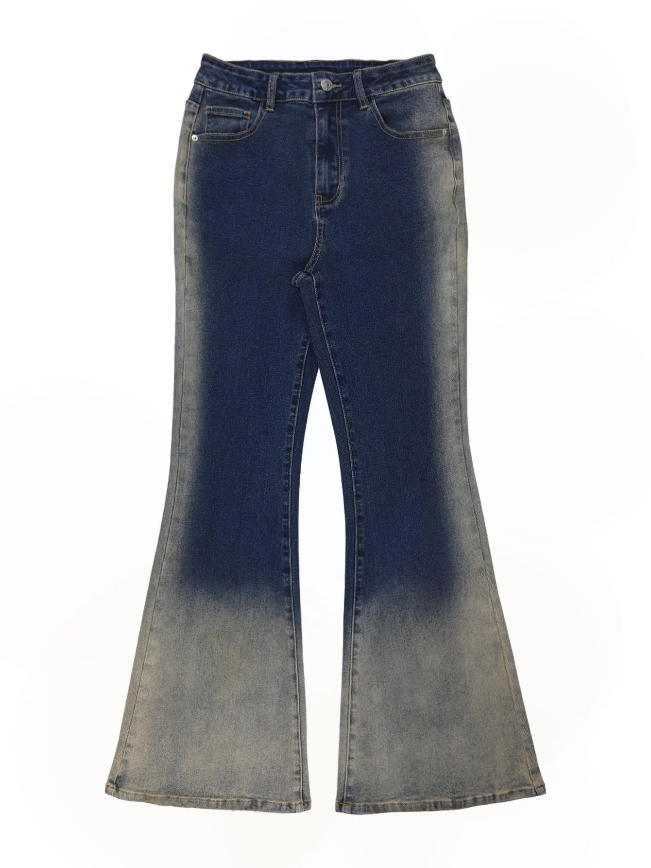 Saint Ivy Wide Leg Distressed Jeans