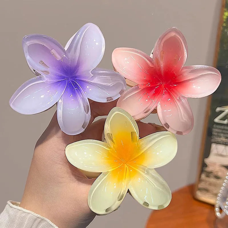Flower Hair Claw Set