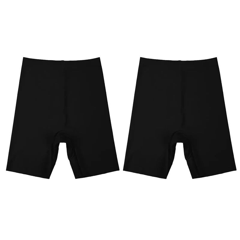Flarixa Seamless High Waist Women Long Leg Girdle Panty Comfortable Seamless Long Panties Tummy Tight Seamless Shorts Panties