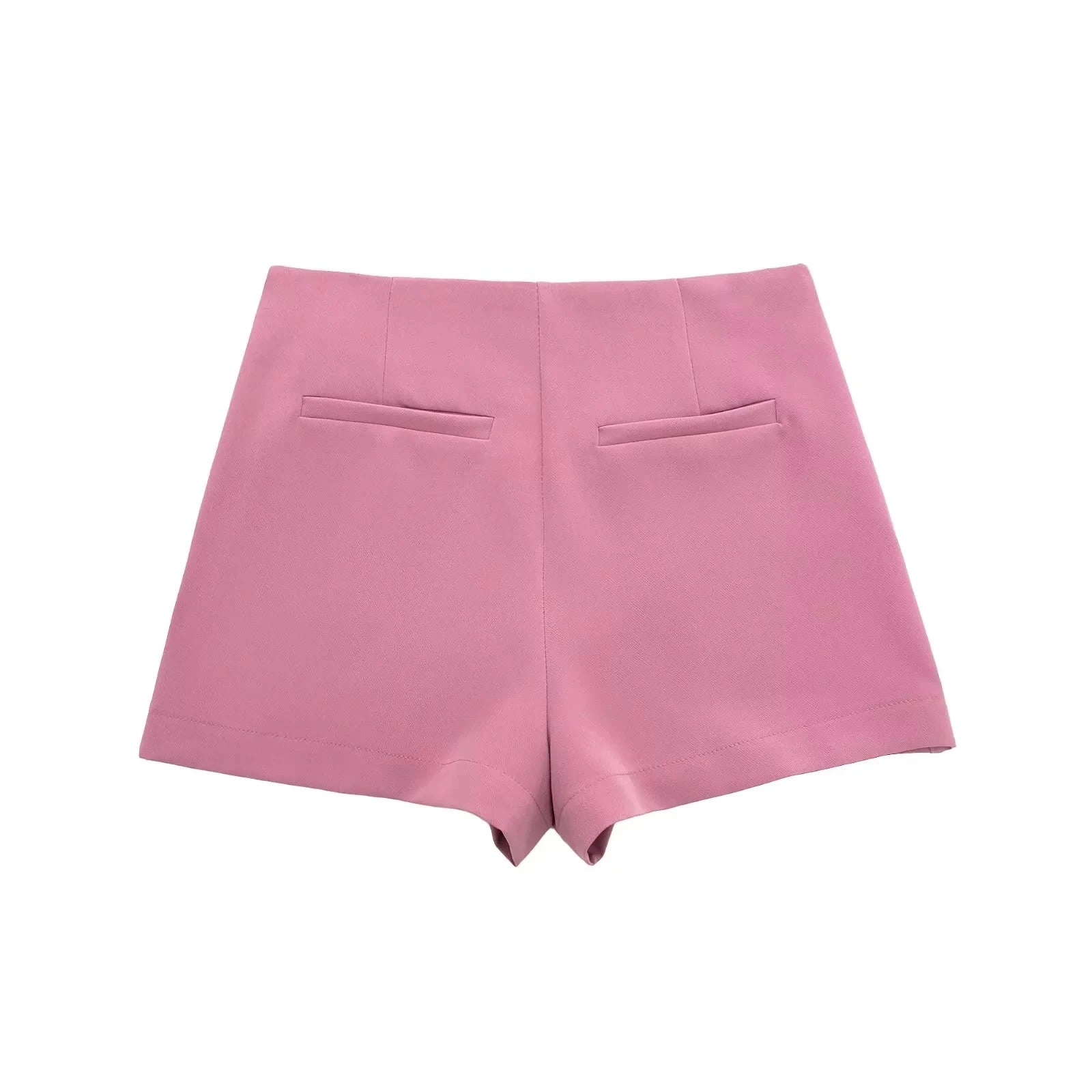 HXAO Women's Skirt Shorts Summer Beige Black Skirt Pants Woman Office High Waist Skort For Women Asymmetrical Pink Brown Skirt