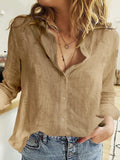 Linen Oversized Blouse