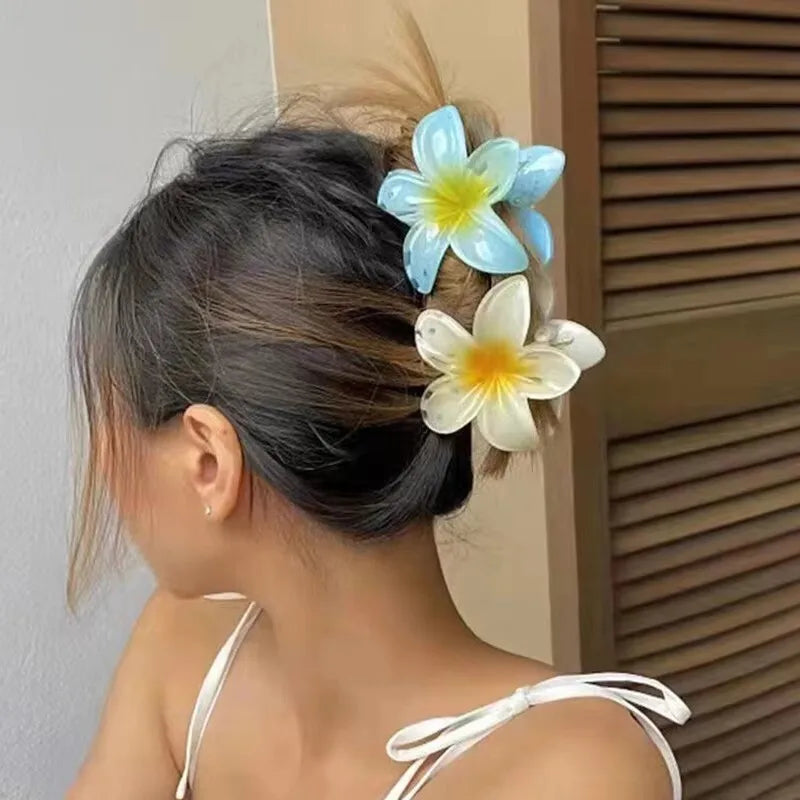 Flower Hair Claw Set
