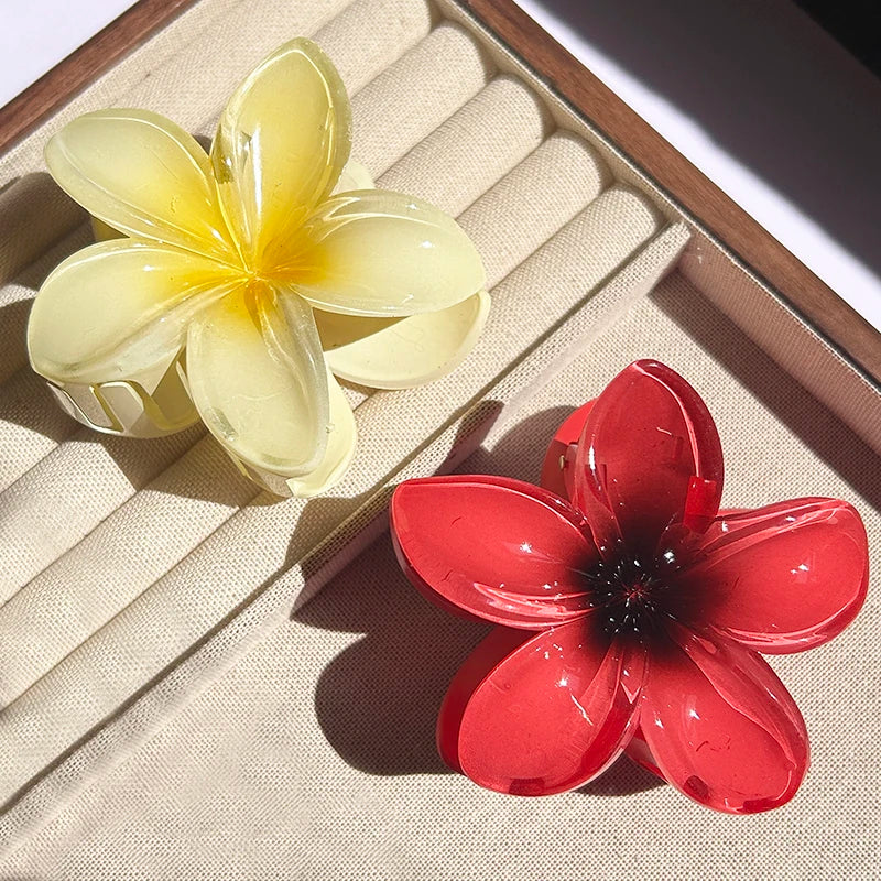 Flower Hair Claw Set