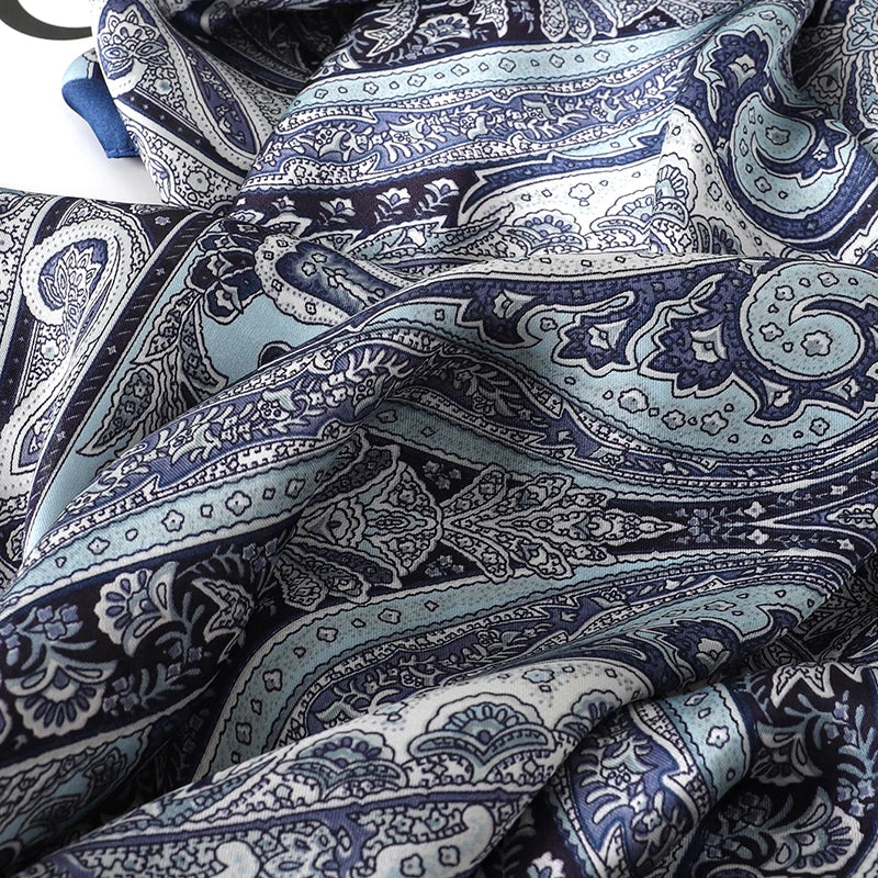 Bohemian Silk Square Scarf