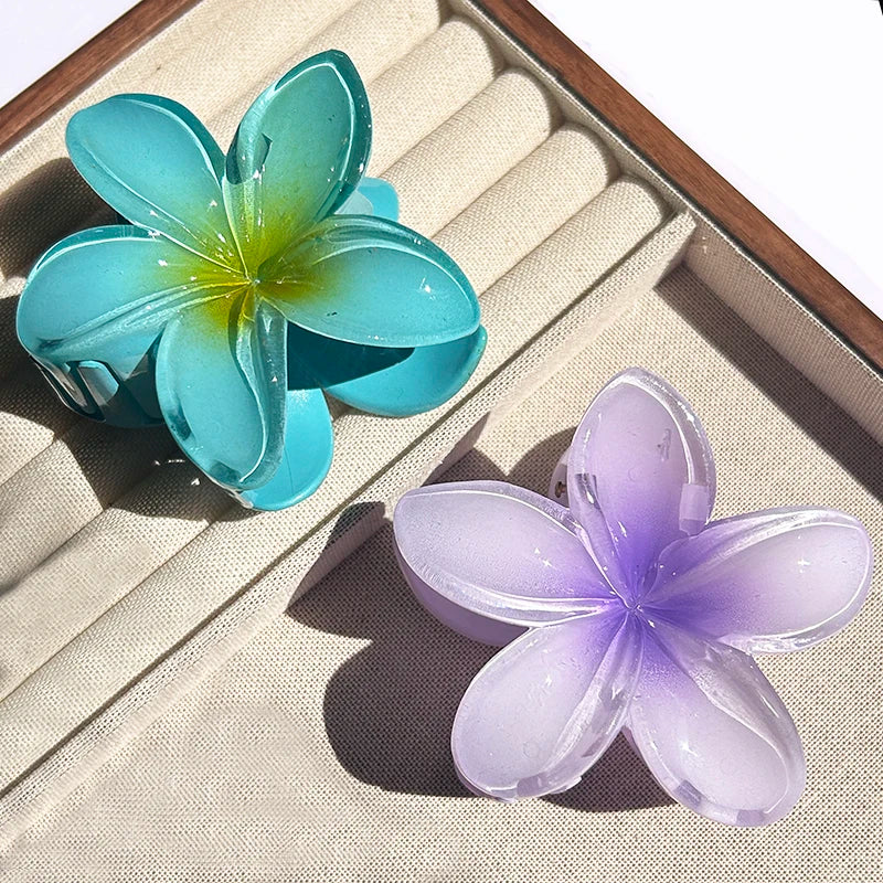 Flower Hair Claw Set