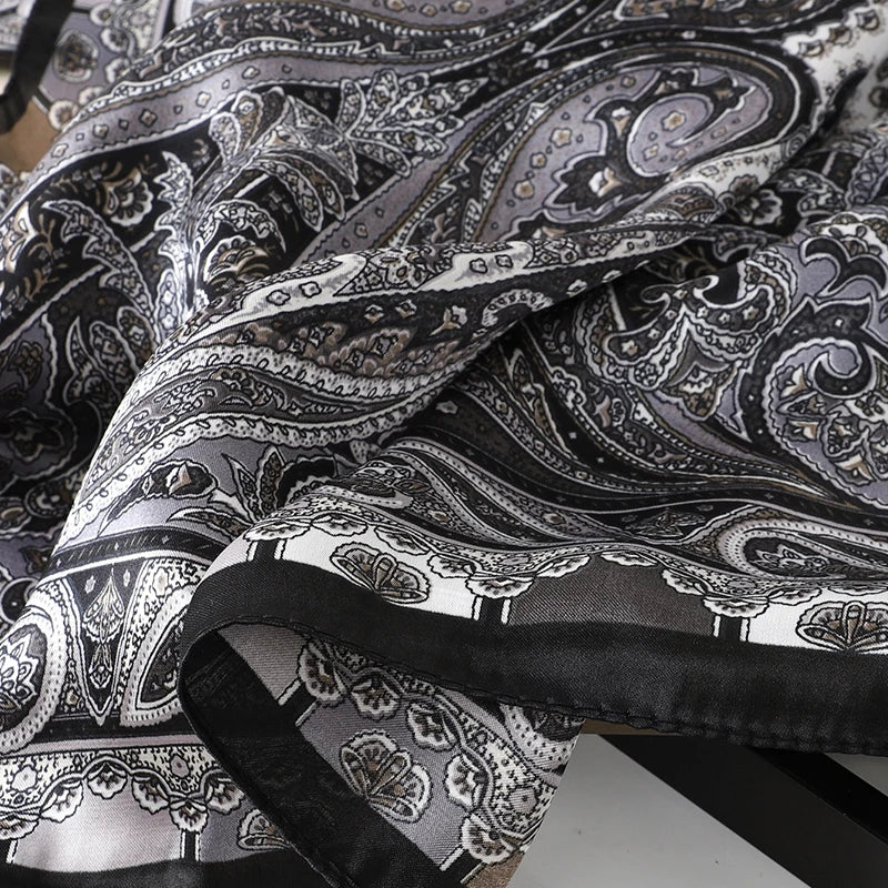 Bohemian Silk Square Scarf