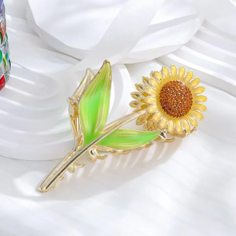 Sunflower Hair Claw