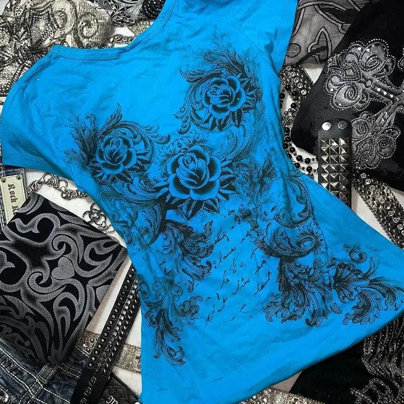Floral Slim Top