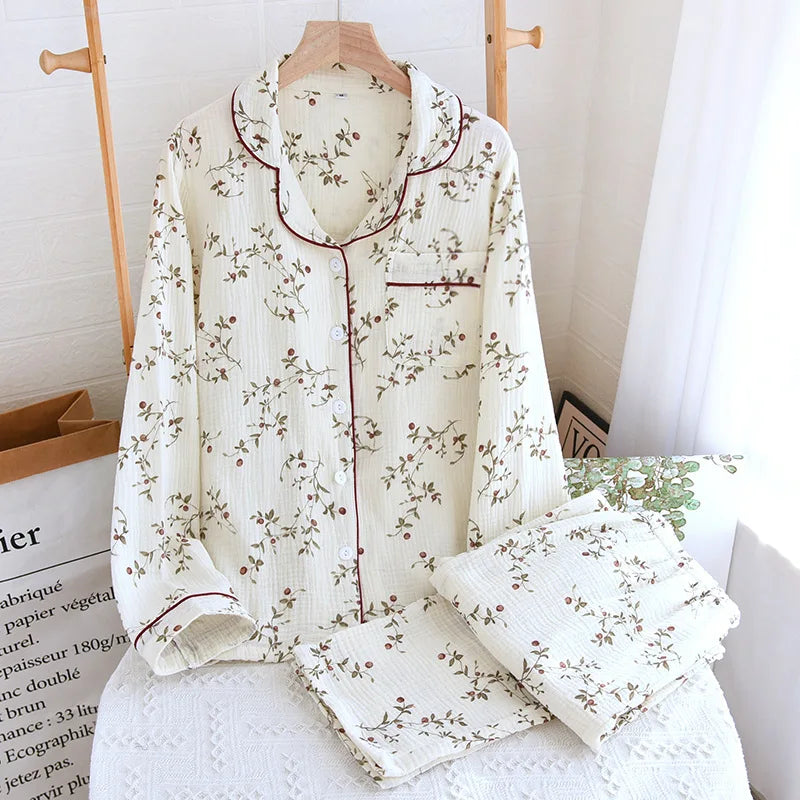 Crepe Cardigan Lounge Set