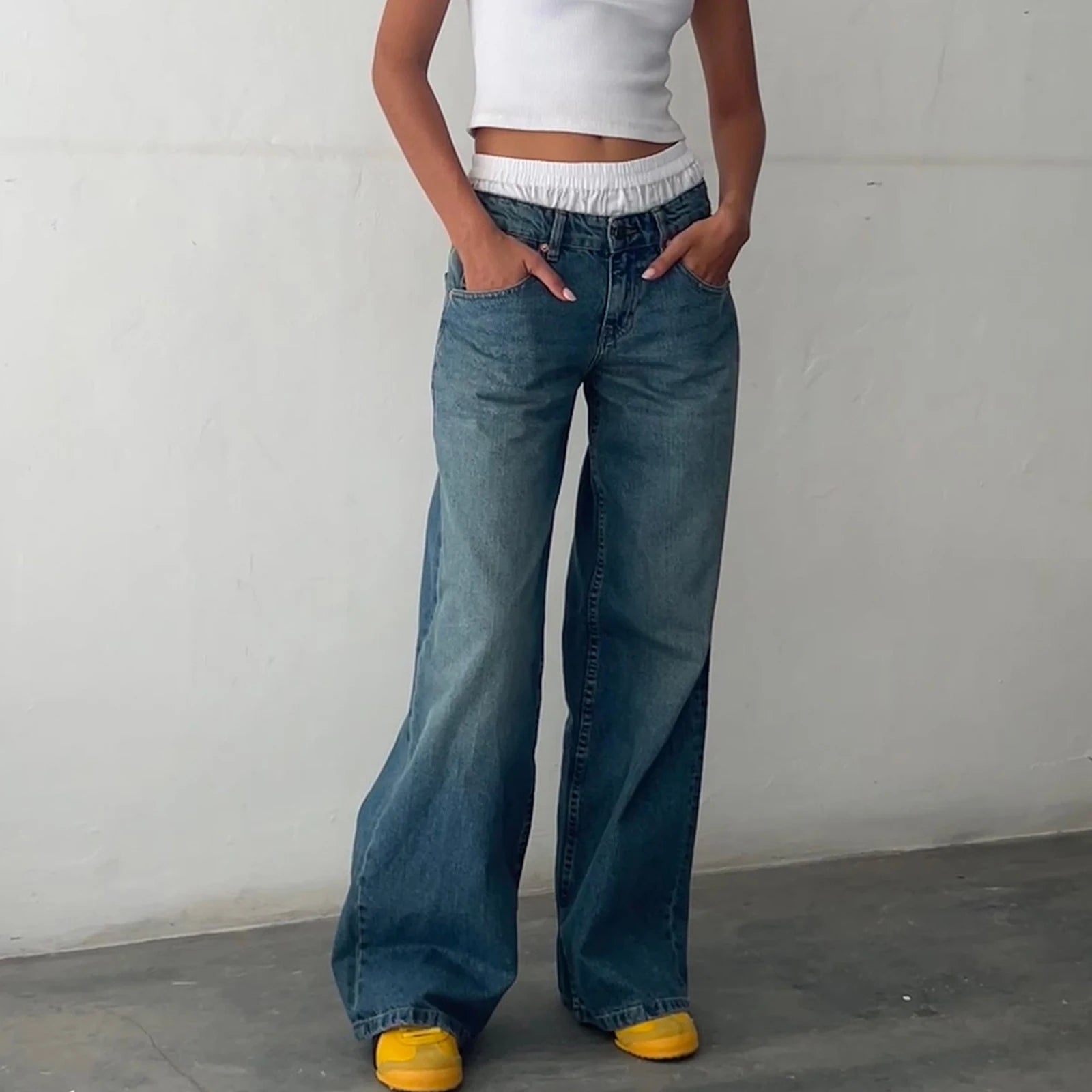 Saint Ivy Baggy Boyfriend Jeans